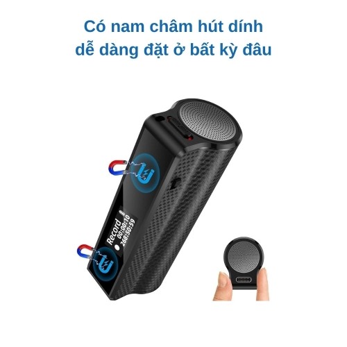 Máy Ghi Âm Mini Điện Biên – Siêu Nhỏ, Giấu Kín, Ngụy Trang Chính Hãng